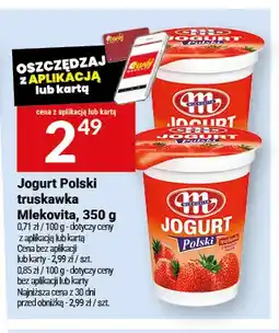 Twój Market Jogurt Polski truskawka Mlekovita oferta