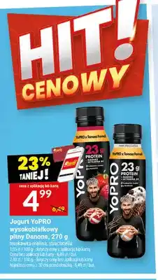 Twój Market Jogurt YoPRO wysokobiałkowy pitny Danone truskawka-malina oferta
