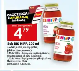 Twój Market Sok BIO słodkie jabłka HiPP oferta