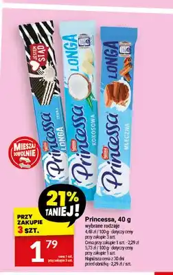 Twój Market Wafel Princessa Longa kokosowa oferta