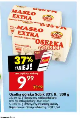Twój Market Osełka górska Sobik 83% oferta