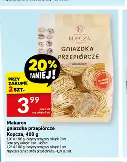 Twój Market Makaron gniazdka przepiórcze Kopcza oferta