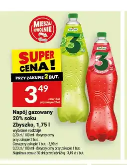 Twój Market Napój gazowany 20% soku Zbyszko oferta