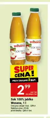 Twój Market Sok jabłko Wosana 100% oferta