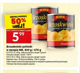 Twój Market Brzoskwinie połówki w syropie MK oferta