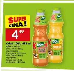 Twój Market Sok Kubuś 100% oferta