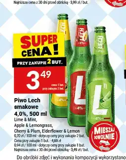 Twój Market Piwo Lech smakowe Lime & Mint 4,0% oferta