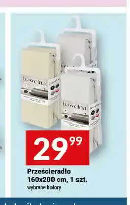 Twój Market Prześcieradło 160x200 cm oferta