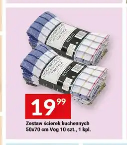 Twój Market Zestaw ścierek kuchennych 50x70 cm Vog 10-pak oferta