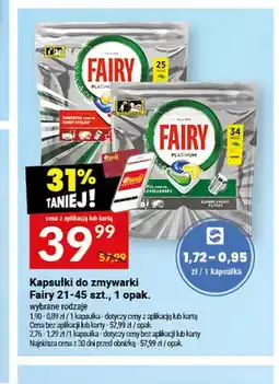 Twój Market Kapsułki do zmywarki Fairy oferta