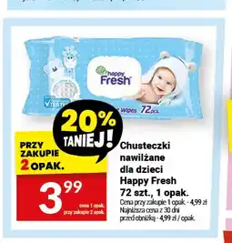 Twój Market Chusteczki nawilżane dla dzieci Happy Fresh oferta