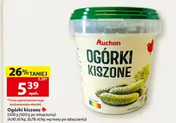 Auchan Ogórki kiszone Auchan oferta
