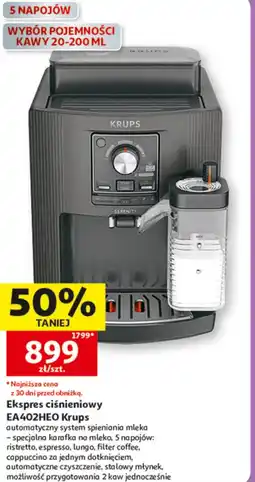 Auchan Ekspres do kawy Krups oferta
