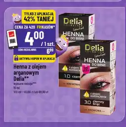 Polomarket Henna z olejem arganowym 3,0 ciemny brąz Delia oferta
