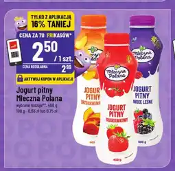 Polomarket Jogurt pitny truskawkowy Mleczna Polana oferta