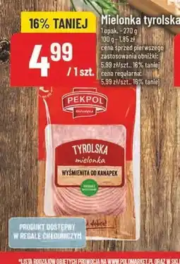 Polomarket Mielonka tyrolska Pekpol oferta