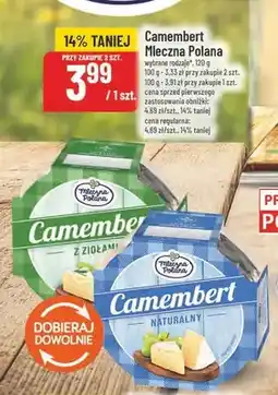 Polomarket Camembert z ziołami Mleczna Polana oferta