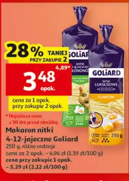 Auchan Makaron Goliard oferta