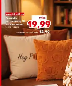 Kaufland Poszewka na poduszkę wyszywana 40x40 cm oferta