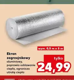 Kaufland Ekran zagrzejnikowy aluminiowy oferta