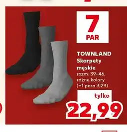 Kaufland Skarpety męskie Townland 7-pak oferta