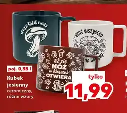 Kaufland Kubek jesienny ceramiczny oferta