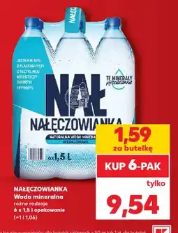 Kaufland Woda mineralna Nałęczowianka 6-pak oferta