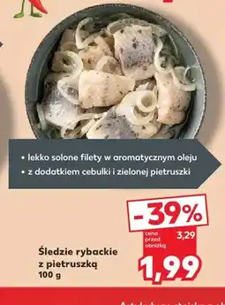 Kaufland Śledzie rybackie z pietruszką oferta