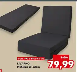 Kaufland Materac składany Livarno 190x65x8,5 cm oferta