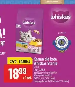 Polomarket Karma dla kota Whiskas Sterile oferta