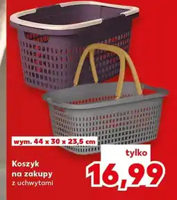 Kaufland Koszyk na zakupy z uchwytami oferta