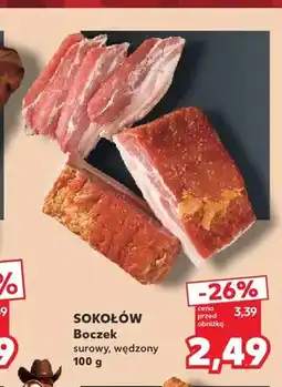 Kaufland Boczek surowy wędzony Sokołów oferta