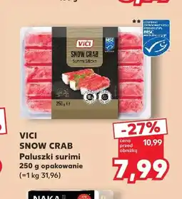 Kaufland Paluszki surimi Snow Crab Vici oferta