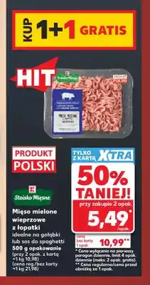Kaufland Mięso mielone wieprzowe z łopatki idealne na gołąbki lub sos do spaghetti Stoisko Mięsne oferta