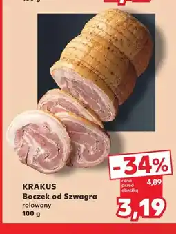 Kaufland Boczek od Szwagra rolowany Krakus oferta