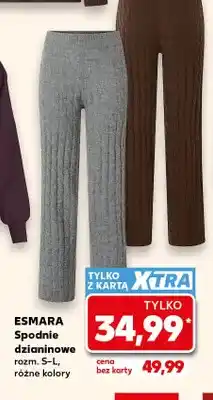 Kaufland Spodnie dzianinowe Esmara oferta
