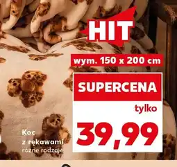 Kaufland Koc z rękawami 150x200 cm oferta