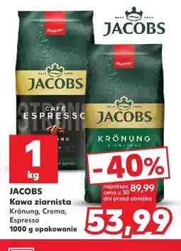 Kaufland Kawa ziarnista Krönung Jacobs oferta