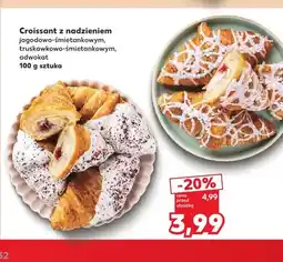 Kaufland Croissant z nadzieniem jagodowo-śmietankowym oferta