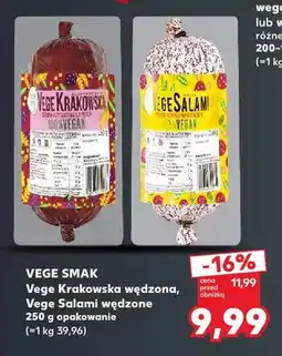 Kaufland Vege Krakowska wędzona Vege Smak oferta