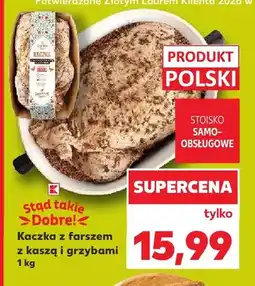 Kaufland Kaczka z farszem z kaszą i grzybami K Stąd Takie Dobre! oferta