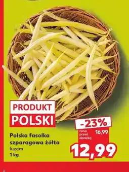 Kaufland Fasolka szparagowa żółta polska oferta