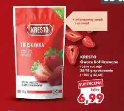 Kaufland Owoce liofilizowane Kresto oferta