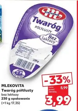 Kaufland Twaróg półtłusty bez laktozy Mlekovita oferta