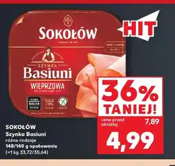 Kaufland Szynka Basiuni Sokołów oferta