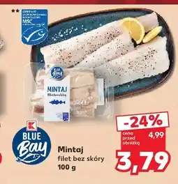 Kaufland Mintaj filet bez skóry Blue Bay oferta
