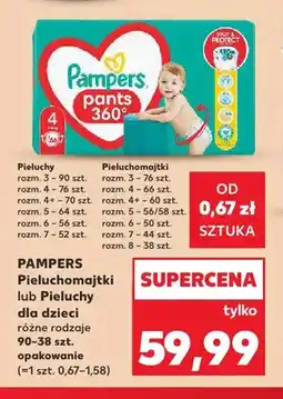 Kaufland Pieluchy dla dzieci Pampers oferta