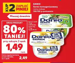 Kaufland Serek homogenizowany Danio oferta