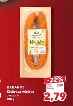 Kaufland Kiełbasa wiejska pieczona Kabanos oferta