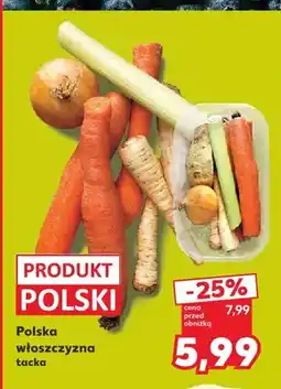 Kaufland Włoszczyzna polska tacka oferta
